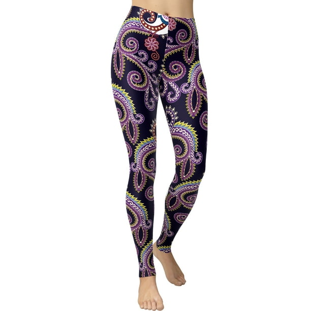 VIV Collection Printed Brushed Leggings Paisley Wildlife VIV Collection Printed Brushed Leggings Paisley Wildlife